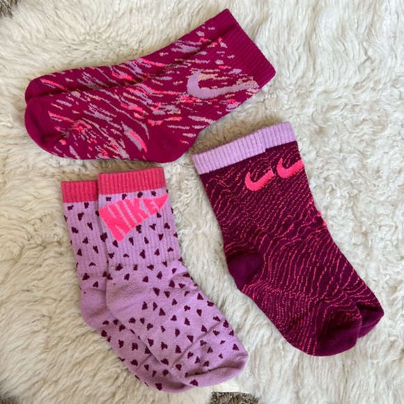 Nike Other - 3 Pairs | Nike Crew Socks | Girls S